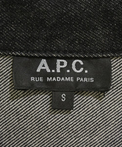 A.P.C.（アーペーセー）デニムジャケット 黒 サイズ:S メンズ/2200656273034