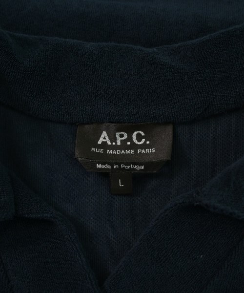 A.P.C.（アーペーセー）ポロシャツ 紺 サイズ:L メンズ/2200660690025