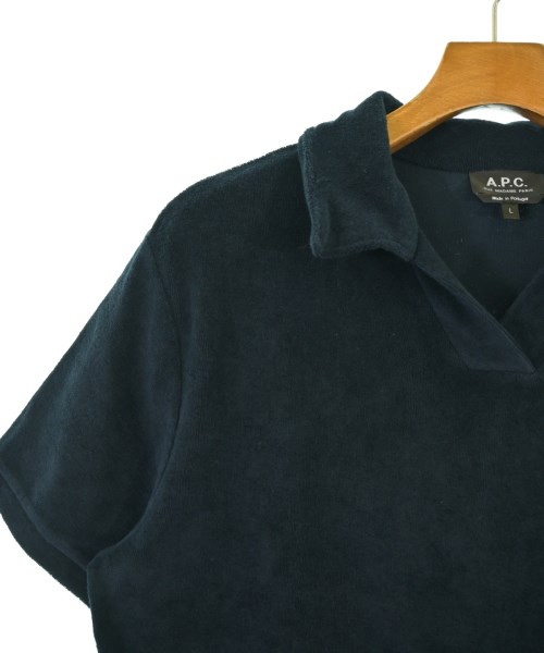 A.P.C.（アーペーセー）ポロシャツ 紺 サイズ:L メンズ/2200660690025