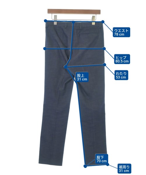 A.P.C.（アーペーセー）スラックス 紺 サイズ:XS メンズ/2200660873077