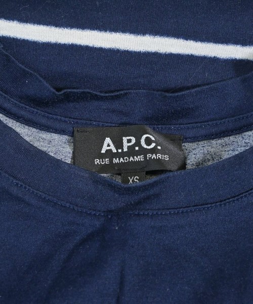A.P.C.（アーペーセー）Tシャツ・カットソー 紺 サイズ:XS メンズ/2200662387022