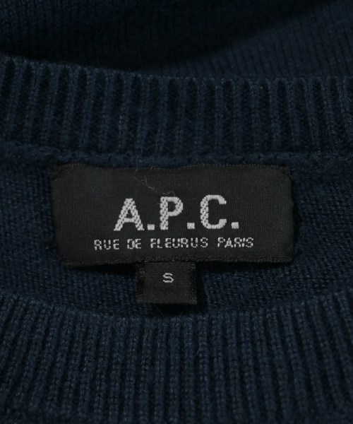 A.P.C.（アーペーセー）ニット・セーター 紺 サイズ:S メンズ/2200710702296