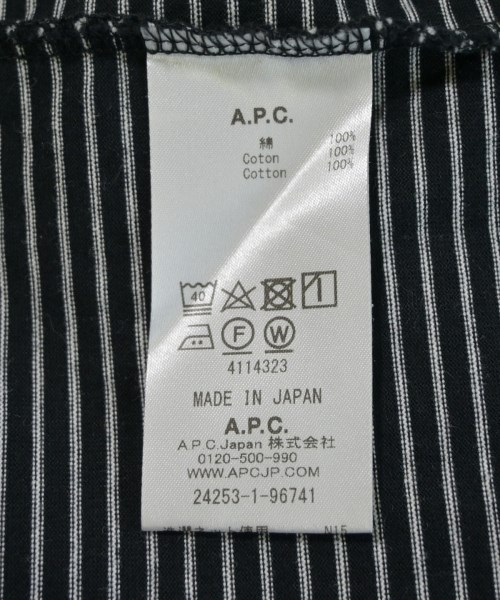 A.P.C.（アーペーセー）Tシャツ・カットソー 黒 サイズ:L メンズ/2200710815057