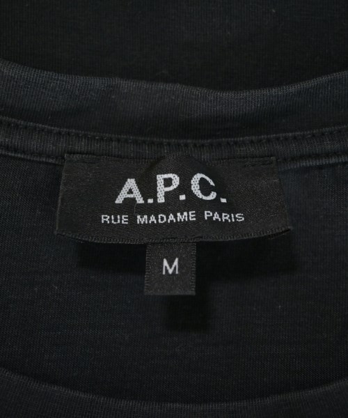 A.P.C.（アーペーセー）Tシャツ・カットソー 黒 サイズ:M メンズ/2200710859037