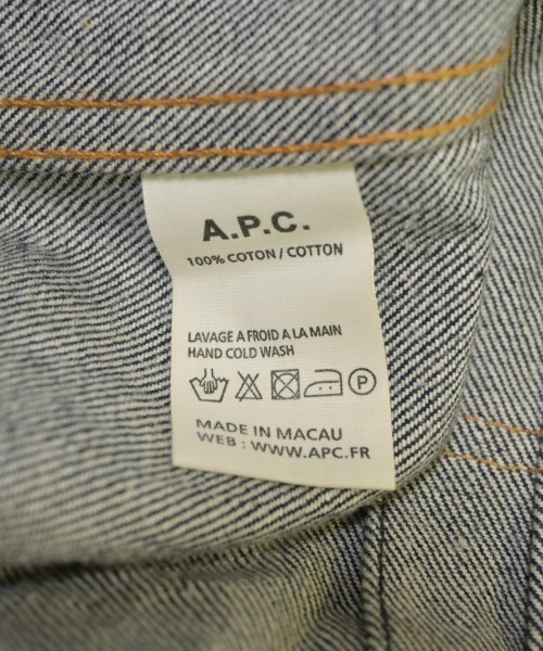 A.P.C.（アーペーセー）デニムジャケット 紺 サイズ:S メンズ/2200709244028