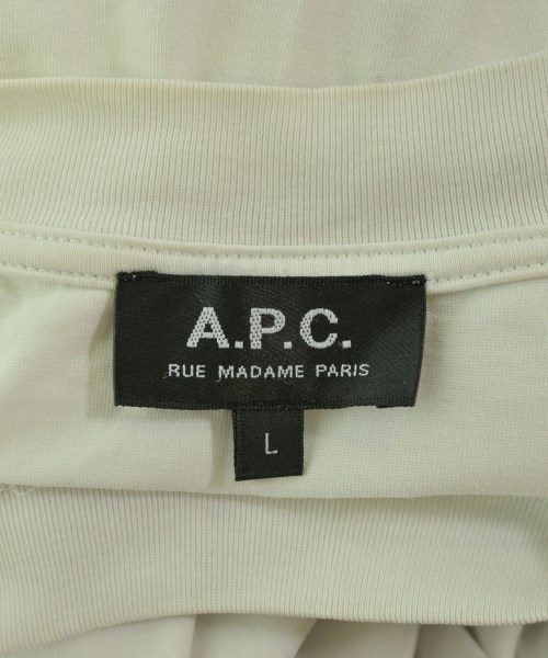 A.P.C.（アーペーセー）Tシャツ・カットソー 白 サイズ:L メンズ/2200711199064
