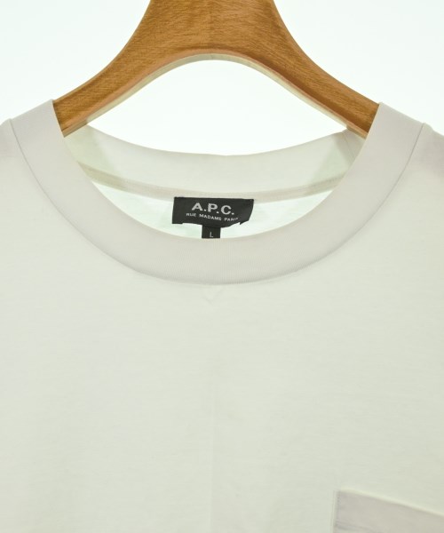 A.P.C.（アーペーセー）Tシャツ・カットソー 白 サイズ:L メンズ/2200711199064