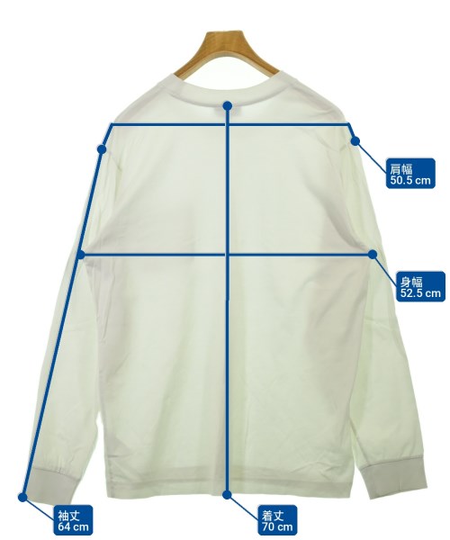 A.P.C.（アーペーセー）Tシャツ・カットソー 白 サイズ:L メンズ/2200711199064