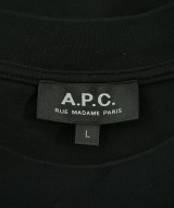 A.P.C.（アーペーセー）Tシャツ・カットソー 黒 サイズ:L メンズ/2200711199071