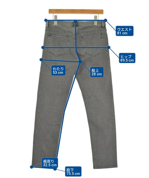 A.P.C.（アーペーセー）デニムパンツ グレー サイズ:29(S位) メンズ/2200711320031