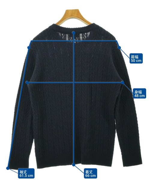 A.P.C.（アーペーセー）ニット・セーター 紺 サイズ:XS メンズ/2200711320055