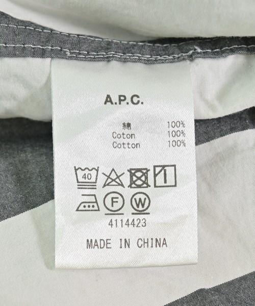 A.P.C.（アーペーセー）カジュアルシャツ グレー サイズ:XS メンズ/2200711384088