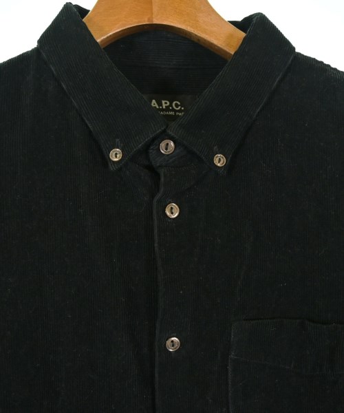 A.P.C.（アーペーセー）カジュアルシャツ 黒 サイズ:L メンズ/2200711487024