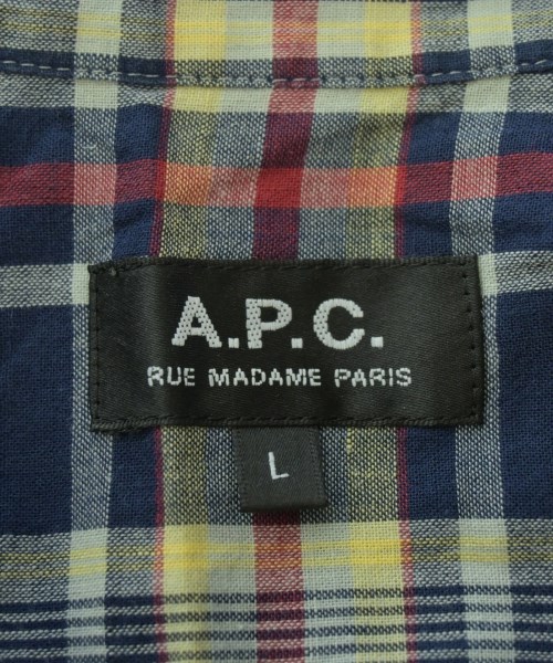 A.P.C.（アーペーセー）カジュアルシャツ 紺 サイズ:L メンズ/2200708476093