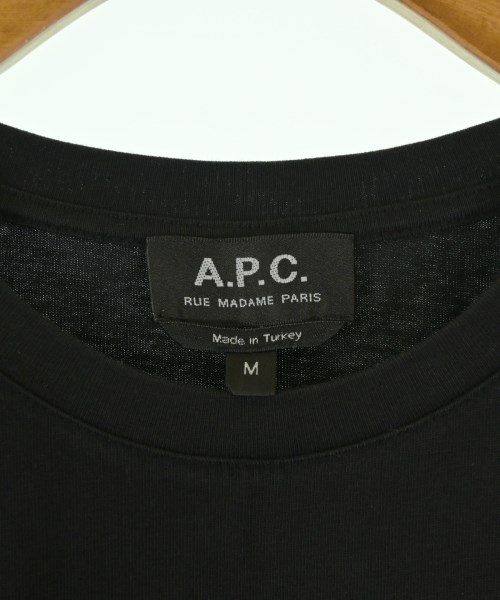 A.P.C.（アーペーセー）Tシャツ・カットソー 黒 サイズ:M メンズ/2200709516019