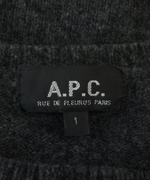 A.P.C.（アーペーセー）ニット・セーター グレー サイズ:1(S位) メンズ/2200713025071