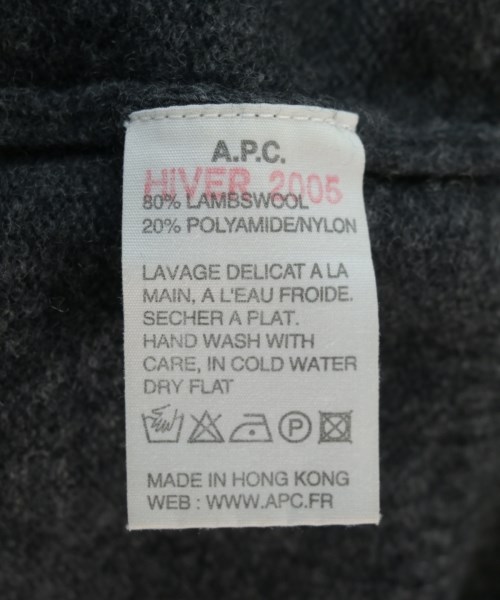 A.P.C.（アーペーセー）ニット・セーター グレー サイズ:1(S位) メンズ/2200713025071