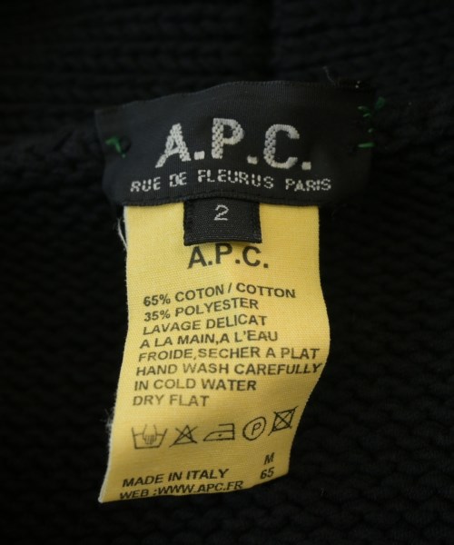 A.P.C.（アーペーセー）カーディガン 黒 サイズ:2(M位) メンズ/2200713025118
