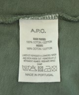 A.P.C.（アーペーセー）Tシャツ・カットソー 緑 サイズ:L メンズ/2200713092035