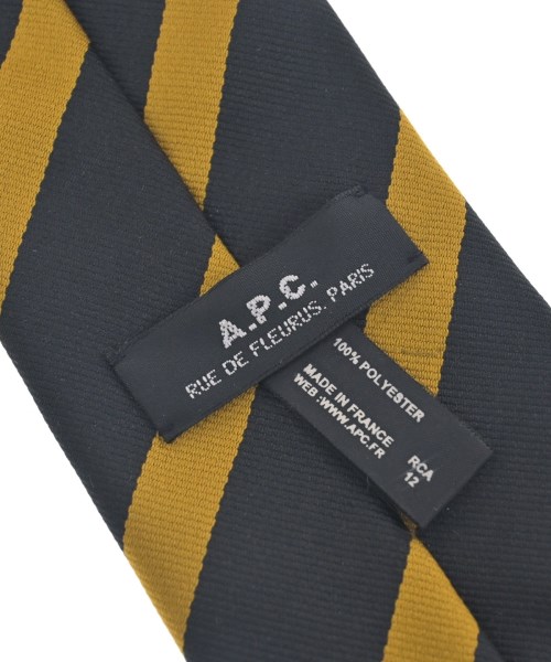 A.P.C.（アーペーセー）ネクタイ 黒 サイズ:- メンズ/2200713677058