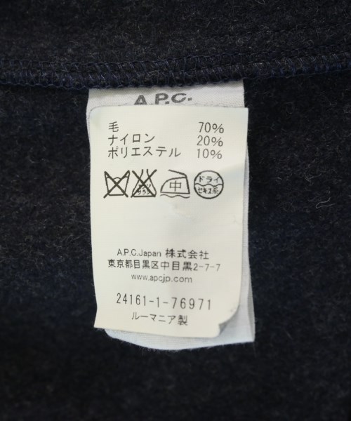 A.P.C.（アーペーセー）カジュアルシャツ 紺 サイズ:XS メンズ/2200713822076