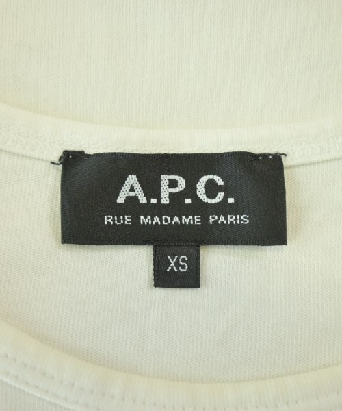A.P.C.（アーペーセー）Tシャツ・カットソー 白 サイズ:XS メンズ/2200713882261