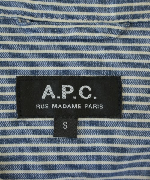 A.P.C.（アーペーセー）カジュアルシャツ 紺 サイズ:S メンズ/2200713938036