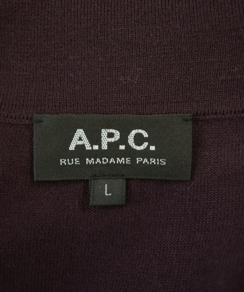 A.P.C.（アーペーセー）ニット・セーター 紫 サイズ:L メンズ/2200714113029