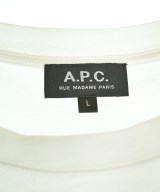 A.P.C.（アーペーセー）Tシャツ・カットソー 白 サイズ:L メンズ/2200714113043