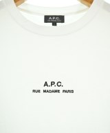 A.P.C.（アーペーセー）Tシャツ・カットソー 白 サイズ:L メンズ/2200714113043