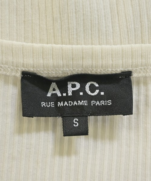 A.P.C.（アーペーセー）Tシャツ・カットソー 白 サイズ:S メンズ/2200709039129