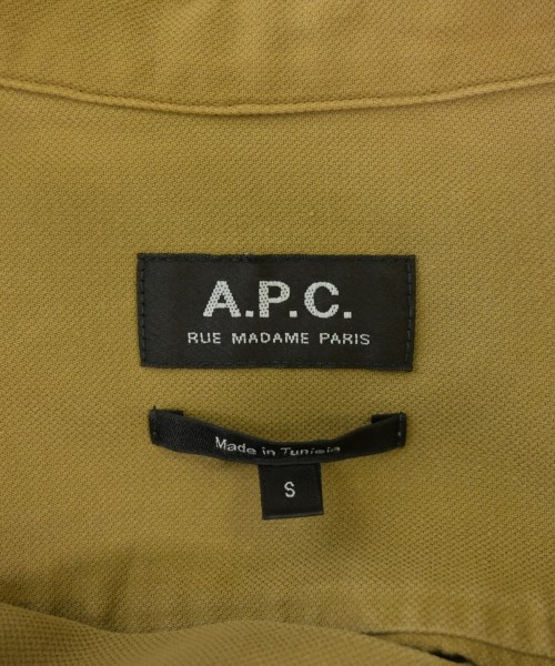 A.P.C.（アーペーセー）カジュアルシャツ ベージュ サイズ:S メンズ/2200714879031