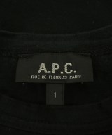 A.P.C.（アーペーセー）Tシャツ・カットソー 黒 サイズ:1(S位) メンズ/2200714897059