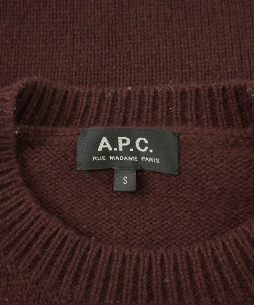 A.P.C.（アーペーセー）ニット・セーター 赤 サイズ:S メンズ/2200714961040