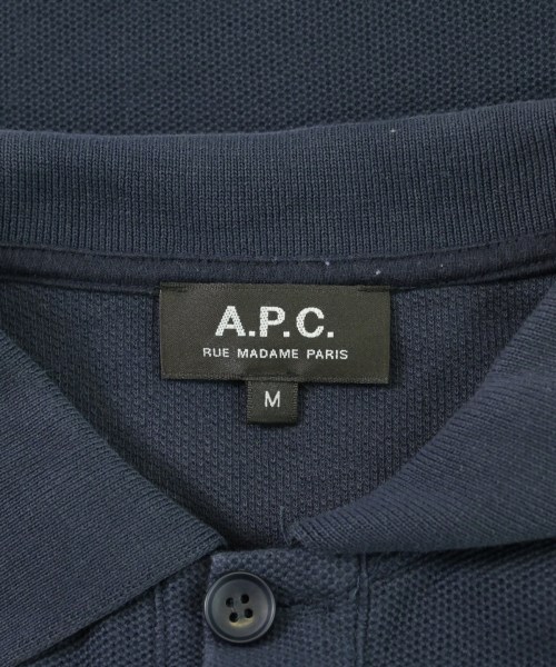 A.P.C.（アーペーセー）ポロシャツ 紺 サイズ:M メンズ/2200714979021