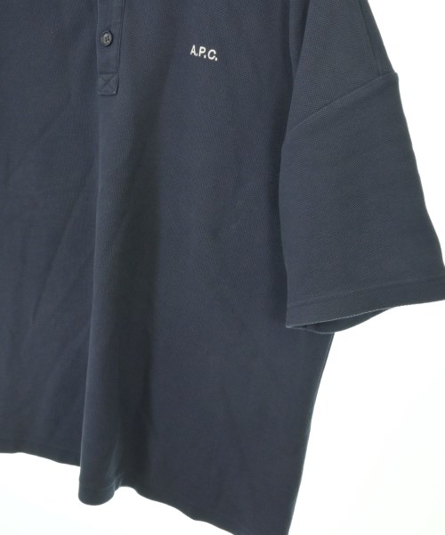 A.P.C.（アーペーセー）ポロシャツ 紺 サイズ:M メンズ/2200714979021