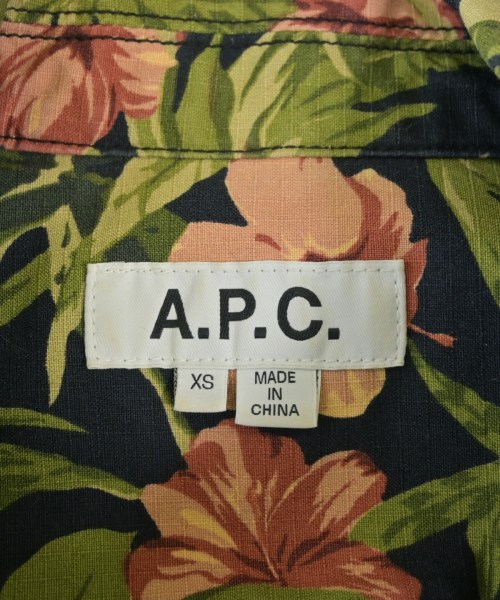 A.P.C.（アーペーセー）カジュアルシャツ 黒 サイズ:XS メンズ/2200711172012