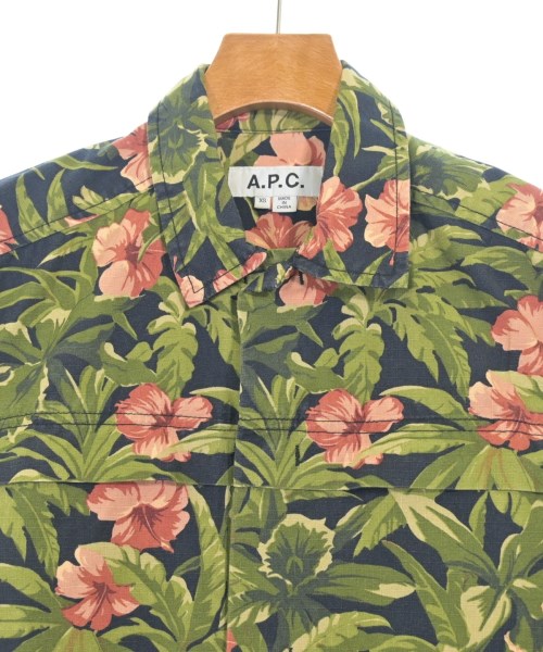 A.P.C.（アーペーセー）カジュアルシャツ 黒 サイズ:XS メンズ/2200711172012