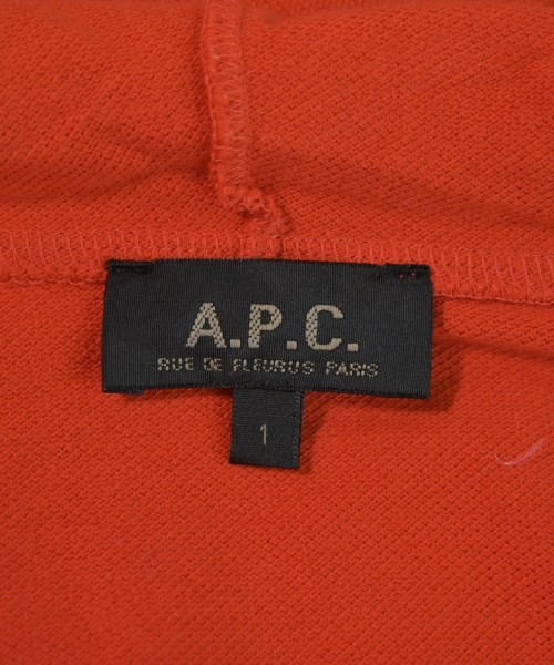 A.P.C.（アーペーセー）パーカー 赤 サイズ:1(S位) メンズ/2200712870115