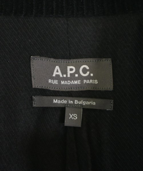 A.P.C.（アーペーセー）ステンカラーコート 黒 サイズ:XS メンズ/2200717031023