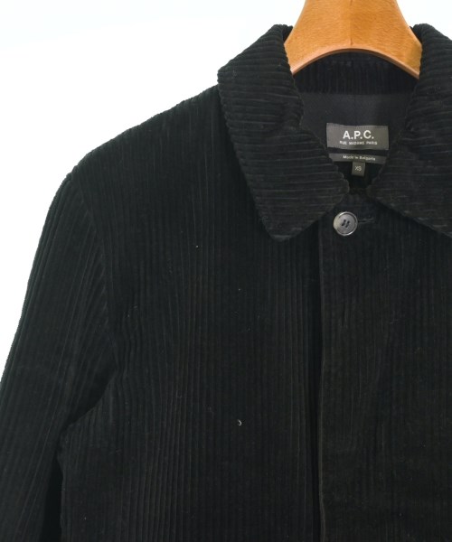 A.P.C.（アーペーセー）ステンカラーコート 黒 サイズ:XS メンズ/2200717031023