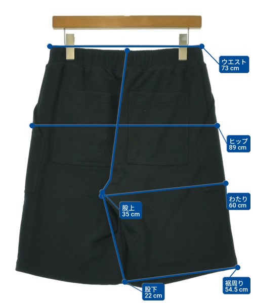 A.P.C.（アーペーセー）ショートパンツ 黒 サイズ:XS メンズ/2200712267106