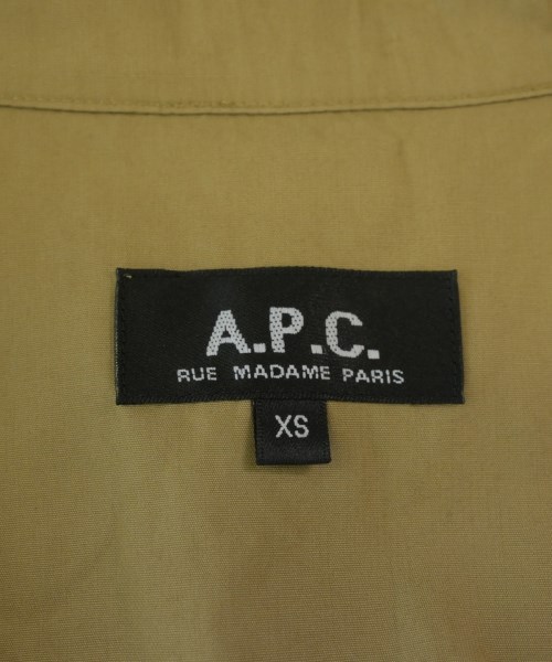 A.P.C.（アーペーセー）カジュアルシャツ ベージュ サイズ:XS メンズ/2200713767087