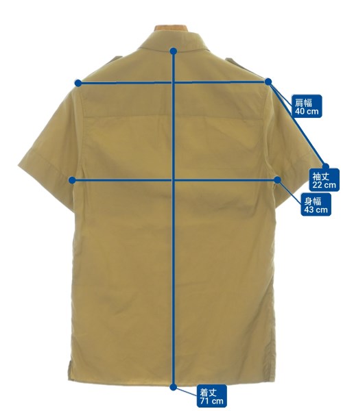 A.P.C.（アーペーセー）カジュアルシャツ ベージュ サイズ:XS メンズ/2200713767087