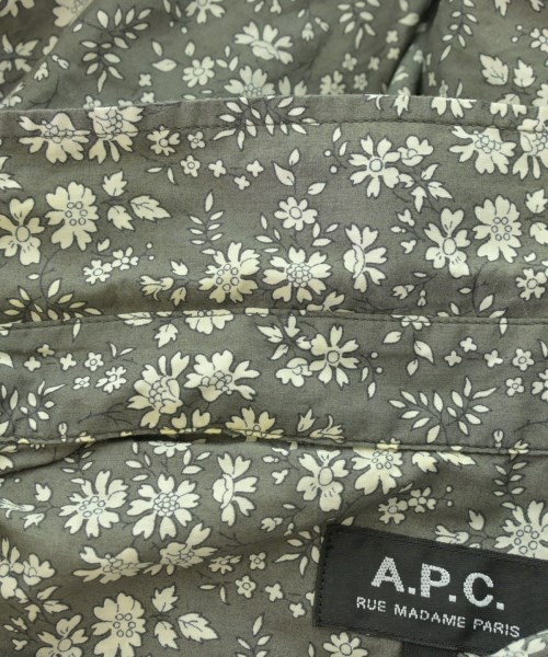 A.P.C.（アーペーセー）カジュアルシャツ グレー サイズ:S メンズ/2200714227177