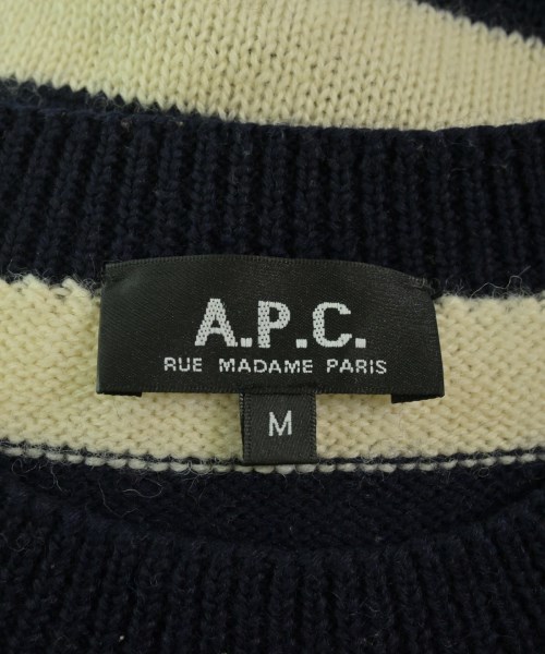 A.P.C.（アーペーセー）ニット・セーター 白 サイズ:M メンズ/2200713549010