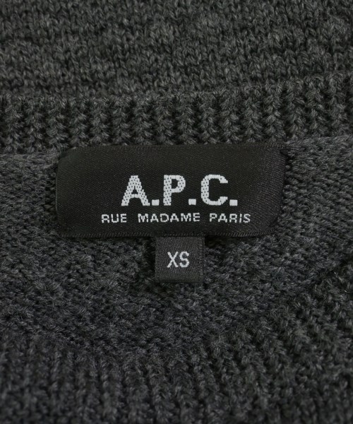 A.P.C.（アーペーセー）ニット・セーター グレー サイズ:XS メンズ/2200715483053