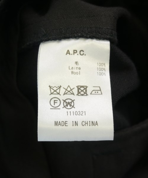 A.P.C.（アーペーセー）スラックス 黒 サイズ:M メンズ/2200719210037