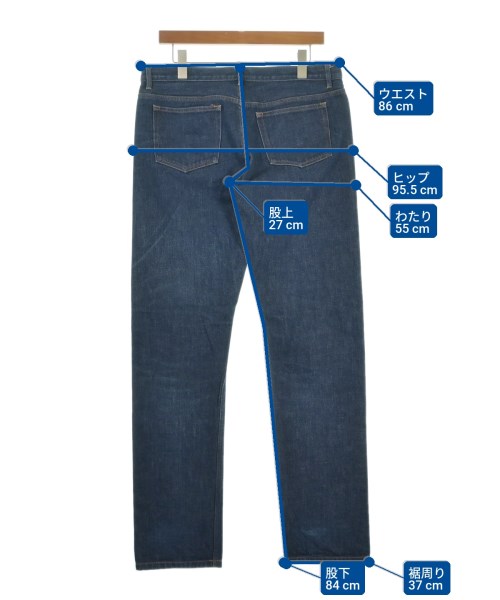 A.P.C.（アーペーセー）デニムパンツ 紺 サイズ:34(XL位) メンズ/2200719435027