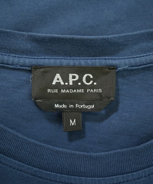A.P.C.（アーペーセー）Tシャツ・カットソー 青 サイズ:M メンズ/2200716103059
